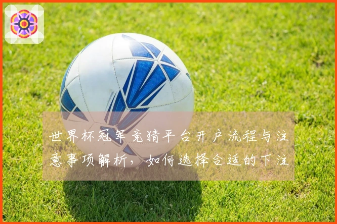 世界杯冠军竞猜平台开户流程与注意事项解析，如何选择合适的下注方式？